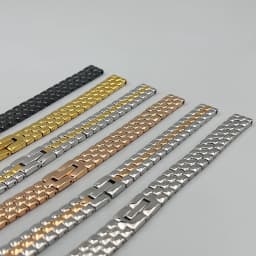 6mm 8mm 10mm 12mm 14mm 16mm For Any Brand Women Stainless Steel Watch Band Strap Ceramic Watchband Rose Gold Mesh Belt Bracelet