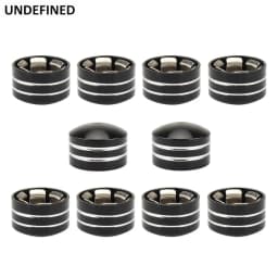 Chrome Motorcycle Head Bolt Cover Schrauben Screws Topper Caps CNC For Harley Touring Road Glide Twin Cam Sportster Dyna Softail