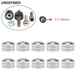 Chrome Motorcycle Head Bolt Cover Schrauben Screws Topper Caps CNC For Harley Touring Road Glide Twin Cam Sportster Dyna Softail
