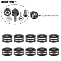 Chrome Motorcycle Head Bolt Cover Schrauben Screws Topper Caps CNC For Harley Touring Road Glide Twin Cam Sportster Dyna Softail
