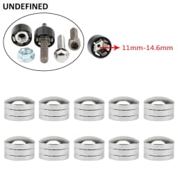 Chrome Motorcycle Head Bolt Cover Schrauben Screws Topper Caps CNC For Harley Touring Road Glide Twin Cam Sportster Dyna Softail