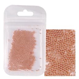 1 Pack 0.6-2.0mm Nail Art Caviar Bead 10g Rhinestone for Micro Steel Ball 3D Decorations UV Gel Acrylic Tips