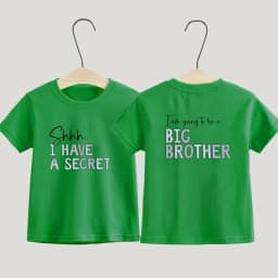 Big Brother T-Shirt I Have A Secret Promoted To Big Brother Pregnancy Announcement Gift Going To Be A Big Brother Kids Tee