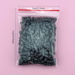 5mm 1000PCS Black, White, Gray, Transparent Color, Complementary Color Set, Hama Bead Iron Fuse Bead DIY Puzzle Pixel Art Gift