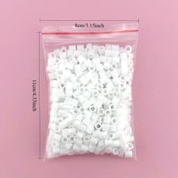 5mm 1000PCS Black, White, Gray, Transparent Color, Complementary Color Set, Hama Bead Iron Fuse Bead DIY Puzzle Pixel Art Gift