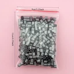 5mm 1000PCS Black, White, Gray, Transparent Color, Complementary Color Set, Hama Bead Iron Fuse Bead DIY Puzzle Pixel Art Gift