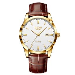 LIGE Man Watch Fashion Leather Strap Mens Watches Military Sport Waterproof Calendar Quartz Wristwatches Male Clock Reloj Hombre