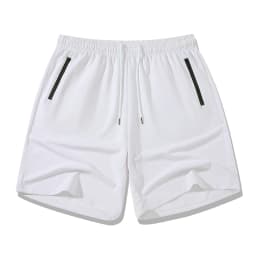 Men’s Workout Fitness Shorts Thin Style Breathable Jogger Gym Bodybuilding Quick Dry Running Shorts Zipper Phone Pockets