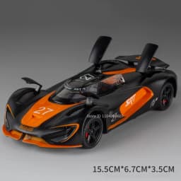 1:32 SRT Tomahawk Sports Car Model Toys Alloy Diecast Charger 1970 Vehicle Models Sound Light Doors Opened Pull Back Kids Gifts