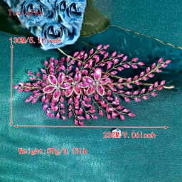 TOPQUEEN Wedding Headwear Bling Bride Rhinestone Headband Luxury Hair Pieces Women Party Trendy Handmade Hair Accessories HP852