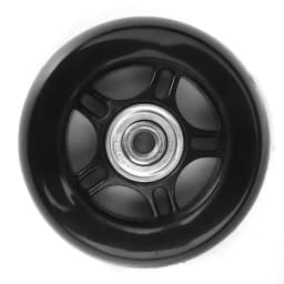 1Set Luggage Wheel Suitcase Replacement Wheels Black with Screw Resistant Flexible Axles Repair Kit 40/43mm/54mm/60mm/64mm/70mm