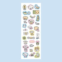 Korean Cartoon Cute Kawaii Graffiti Hand Drawn Rabbit Sticker Hand Account Photo Planner Diary Scrapbook DIY Decorative Stickers