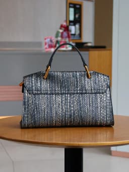 2026 New Retro Blue Snake-Shaped High-Grade Handbag Fashion Luxury Handbag Lightweight Large-Capacity One-Shoulder Mensen
