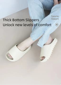 Coconut Slippers Cloud Thick-soled Sandals Summer Fashion Soft Bottom Beach Men Slippers Women's Sandals EVA Slides