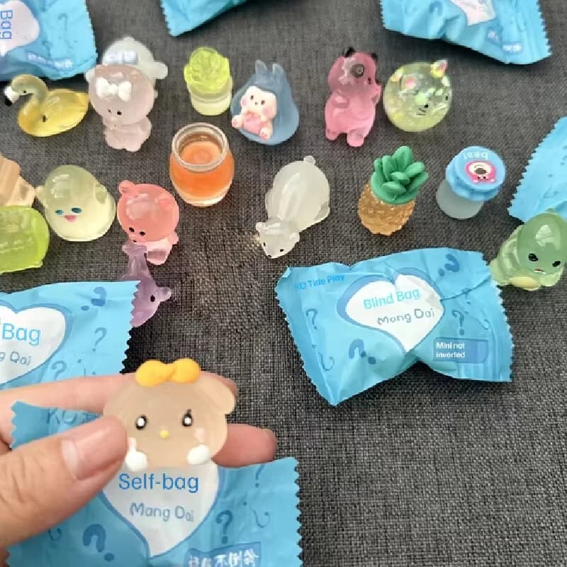 40pcs Miniature Animal Blind Bag Toy Mini Simulation Small Gift Item Children Gift Blind Box Doll Ornament Student Holiday Gifts
