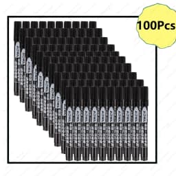 1-100Pcs Waterproof Oil-based Marker Pen Quick Dry Black Blue Red Ink Permanent for Metal Glass Stationery Art School Supply