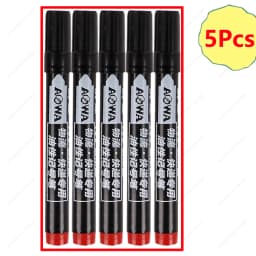 1-100Pcs Waterproof Oil-based Marker Pen Quick Dry Black Blue Red Ink Permanent for Metal Glass Stationery Art School Supply