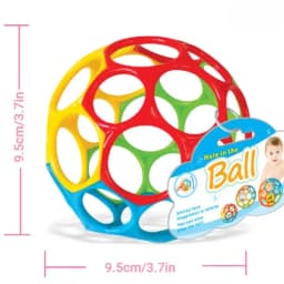 Baby Toy Ball Rattles Soft Ball Toy Newborn Grasping Teethers Hand Bell Sensory Toys Kids Educational Toys for 0-12 Months Baby