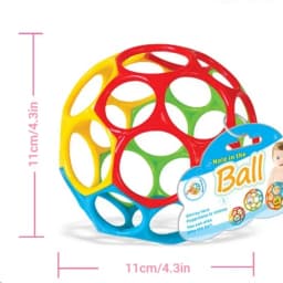Baby Toy Ball Rattles Soft Ball Toy Newborn Grasping Teethers Hand Bell Sensory Toys Kids Educational Toys for 0-12 Months Baby