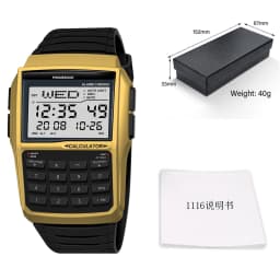 Multifunctional Men's Calculator Watch Fashion Luxury LED Electronic Watch Digital Sports Watch Computer Style