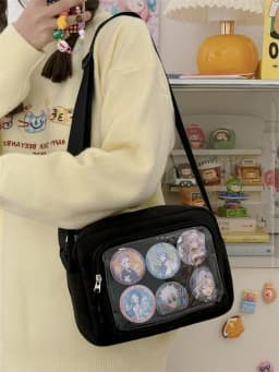 New Japanese JK Crossbody Bags Ulzzang Women Shoulder Bag Small Cute Lolita Itabag Girls Display Plate Kawaii Ita Bag