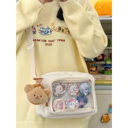 New Japanese JK Crossbody Bags Ulzzang Women Shoulder Bag Small Cute Lolita Itabag Girls Display Plate Kawaii Ita Bag