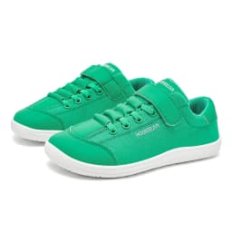 HOBIBEAR Kids Barefoot Shoes Wide Toe Zero Drop Walking Minimalist Sneaker Artificial Leather Comfortable Casual Shoes