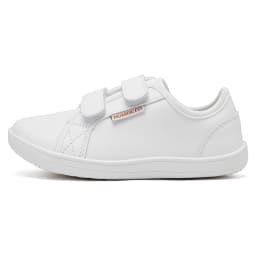 HOBIBEAR Kids Barefoot Sneakers | Hook Loop | Wide Toe Shoes | Artificial Leather Minimalist Lightweight Sneakers