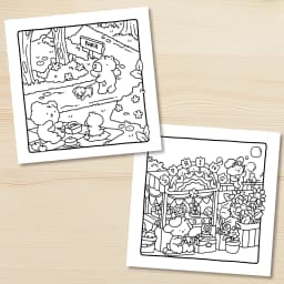 SPRING MOMENTS: Coloring Book for Adults Featuring Cute Cozy Daily Activities for Relaxation (Cozy Spaces Coloring)