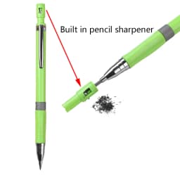4Pcs/Set 2.0mm Mixed Color Mechanical Pencil with Pencil Sharpener Smooth Writing Office School Stationery Supplies