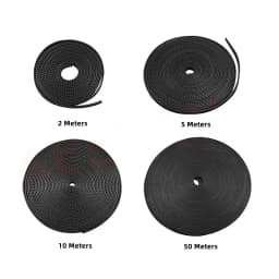 5/10/50M GT2-6/10mm Open Timing Belt 2GT Aramid Fiber Rubber/PU with Steel Core Gt2 Belt Cutting Length for 3D Printer Wholesale