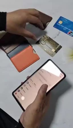 Premium PU Leather NFC Anti-Theft Card Holder - RFID Blocking Sleeve for Credit Cards, Secure & Slim Design, Travel Essentials