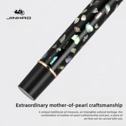 JINHAO 58 Wood / Scrimshaw Fountain Pen Colorful F EF Ink Pen High Quality Calligraphy Pen Stationery School Office Supplies