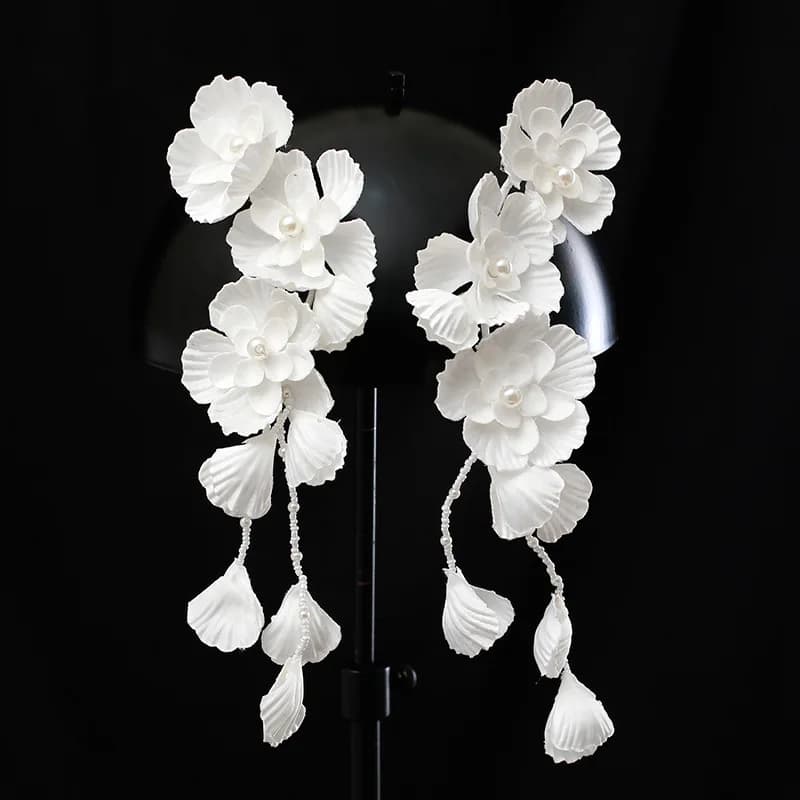 Fairy Beautiful Smart Ear Hang Side Hair Ornament New Bride Wedding Hair Jewelry