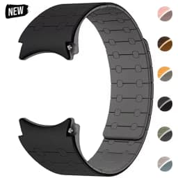 Magnetic Silicone Strap for Samsung Galaxy Watch 7 6 5 4 44 40mm 6Classic 43mm 47mm No Gaps Sports Bracelet for Galaxy 5Pro 45mm