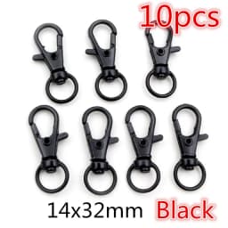 5-10pcs Snap Hook Trigger Clips Buckles For Keychain Lobster Lobster Clasp Hooks for Necklace Key Ring Clasp Jewelry Supplies