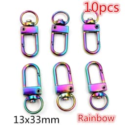 5-10pcs Snap Hook Trigger Clips Buckles For Keychain Lobster Lobster Clasp Hooks for Necklace Key Ring Clasp Jewelry Supplies