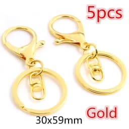 5-10pcs Snap Hook Trigger Clips Buckles For Keychain Lobster Lobster Clasp Hooks for Necklace Key Ring Clasp Jewelry Supplies