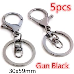 5-10pcs Snap Hook Trigger Clips Buckles For Keychain Lobster Lobster Clasp Hooks for Necklace Key Ring Clasp Jewelry Supplies
