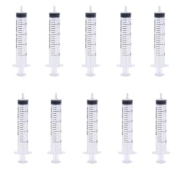 2-20Pcs 1ml-10ml Plastic Reusable Syringe For Measuring Nutrient Hydroponics Kithchen Tool