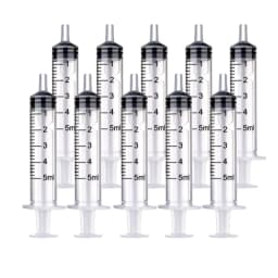 2-20Pcs 1ml-10ml Plastic Reusable Syringe For Measuring Nutrient Hydroponics Kithchen Tool