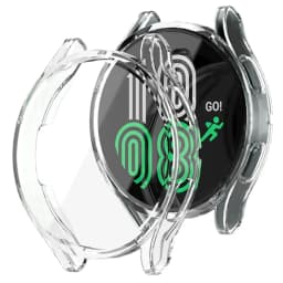 Silicone Case For Samsung Galaxy Watch 7 6 4 5 40MM 44MM All-Around Screen Protector Soft TPU Protective Cover 44mm 40mmCases