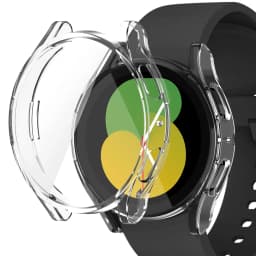 Silicone Case For Samsung Galaxy Watch 7 6 4 5 40MM 44MM All-Around Screen Protector Soft TPU Protective Cover 44mm 40mmCases
