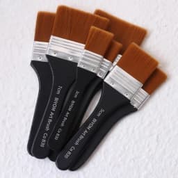 Nylon Plate Brush, Hand-Painted Wall Painting Brush, Acrylic Oil Painting Brush, Gouache Brush, Professional Pigment Brush