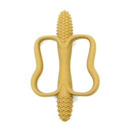 Integrated Silicone Teething Stick with Handle, Baby Toy Teether, Available in 6 Colors, Corn-Shaped Teether.