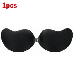 Sexy Women Invisible Push Up Bra Self-Adhesive Silicone Bust Front Closure Sticky Bra Skin Backless Strapless Bra