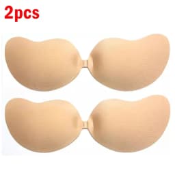 Sexy Women Invisible Push Up Bra Self-Adhesive Silicone Bust Front Closure Sticky Bra Skin Backless Strapless Bra
