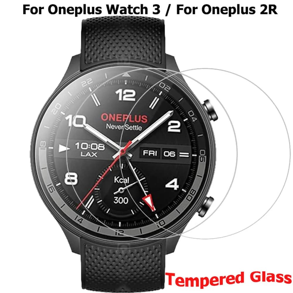 3PCS Tempered Glass Films Guard for Oneplus Watch 3/ OnePlus Watch 2R Screen Protector Protective Glass Film Accessories