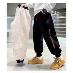 Boys Plus Velvet Pants Kids Thick Trousers Winter Warm Padded Sweatpants New Children's Fashion Casual Bottoms 5-14 Years
