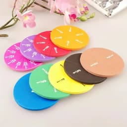 9-27pcs EVA Math Teaching Tool Fractions Mathematics Educational Aids for Understanding Addition Subtraction Demonstration Model